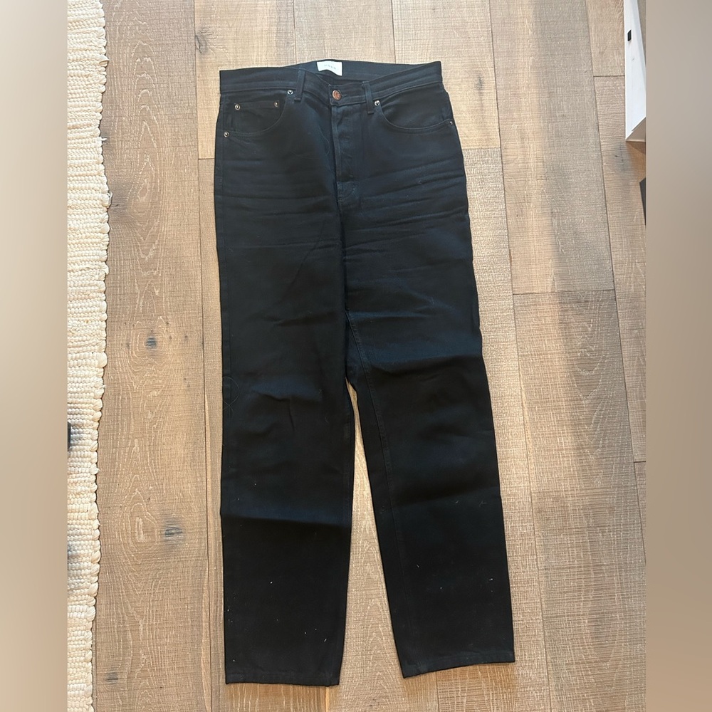Doen  Black Straight Jeans